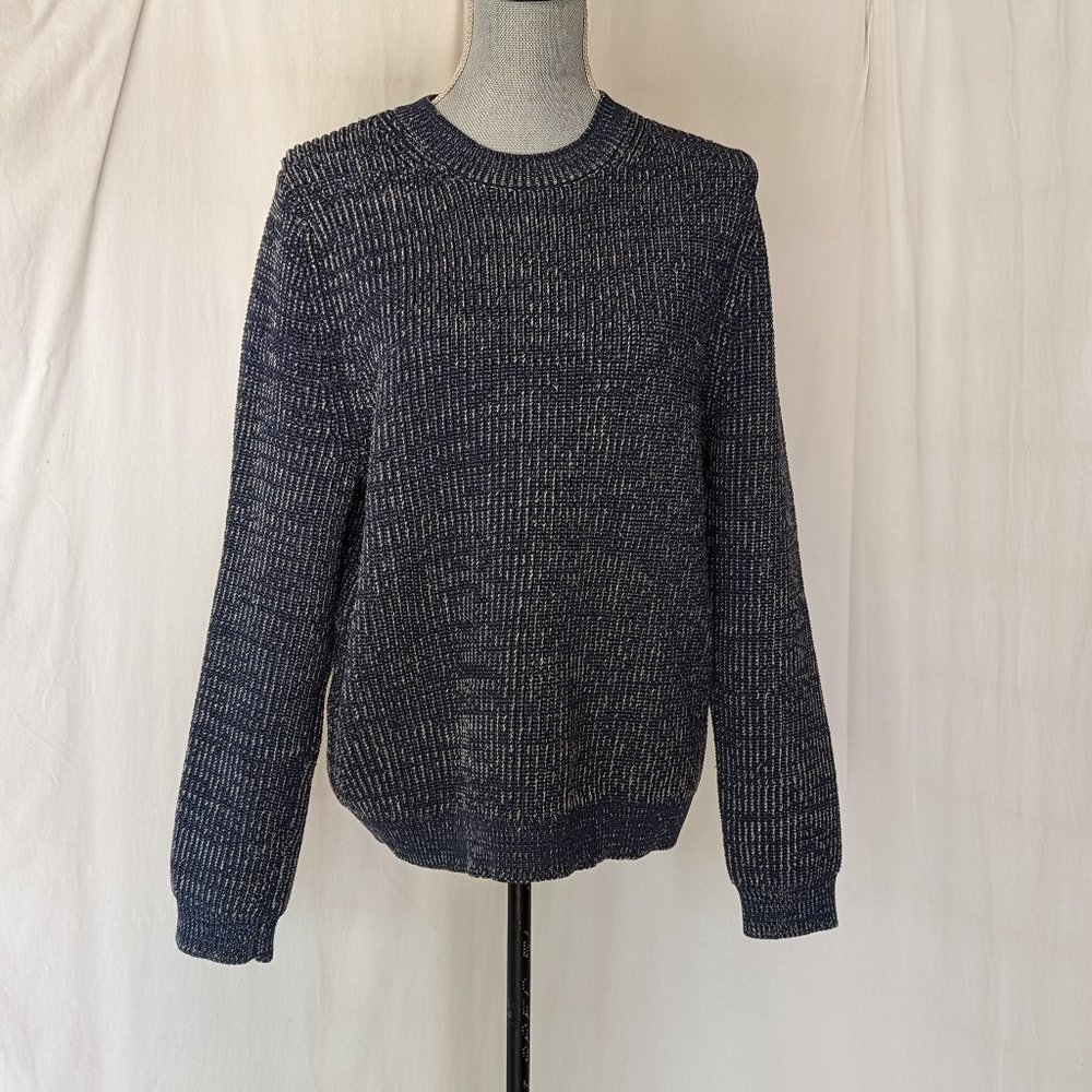 COS Community of Science Crew Neck Long Sleeves Heavy Knit Pullover Sweater Sz M